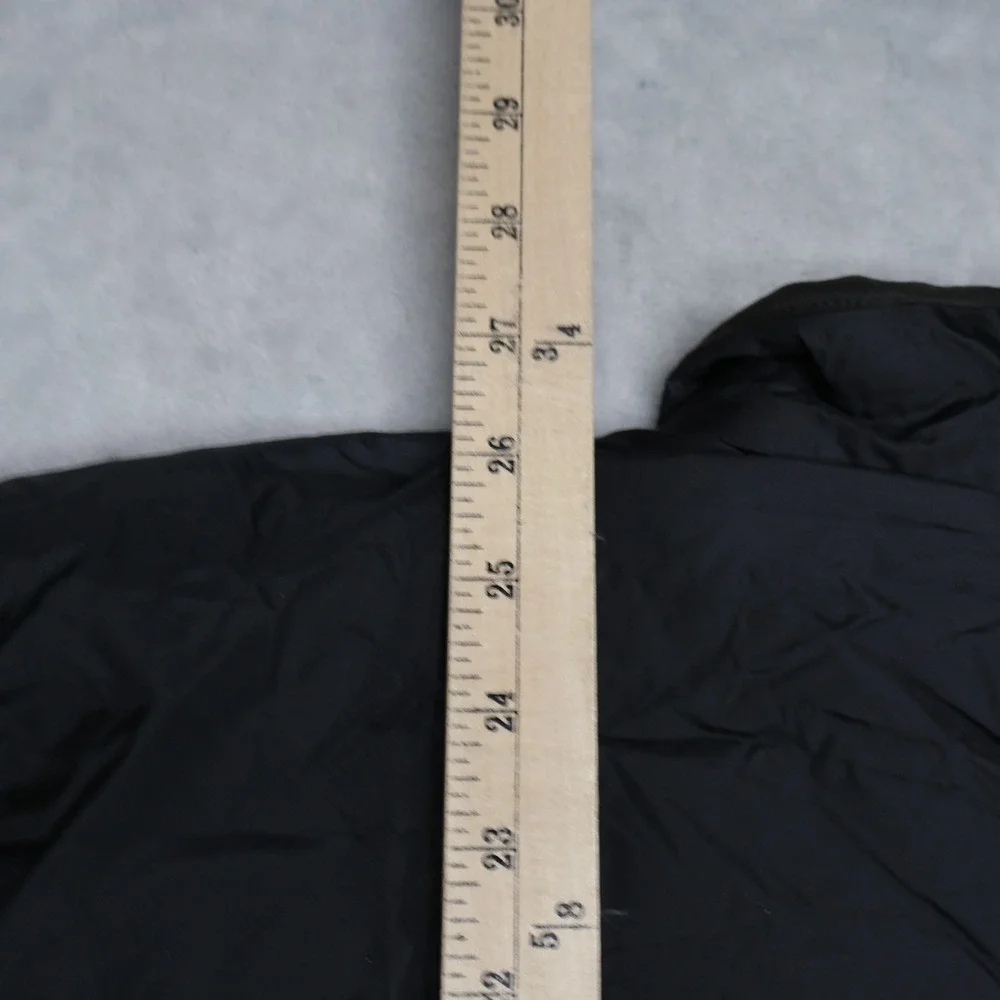 North Face Jacket Mens Medium Black Full Zip Light Outdoor Hiking Wind Trekking